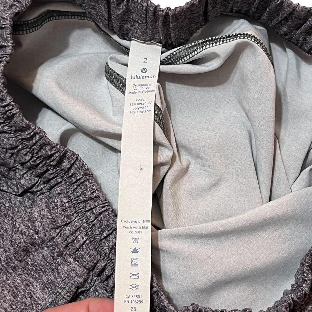 Lululemon Final Play Crop 23" *Heather Lux Multi Black - Picture 9 of 11